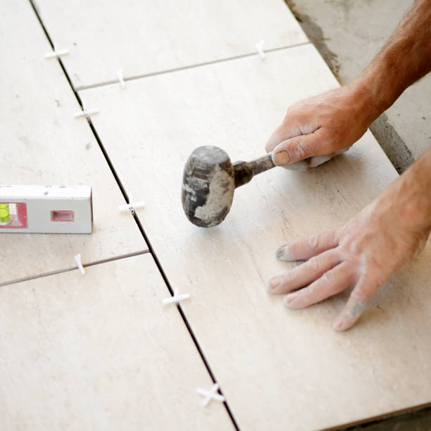 Ceramic tiles installation